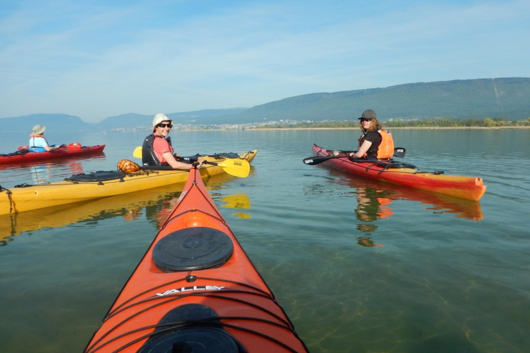 Kurzer Rast auf dem Neuenburgersee