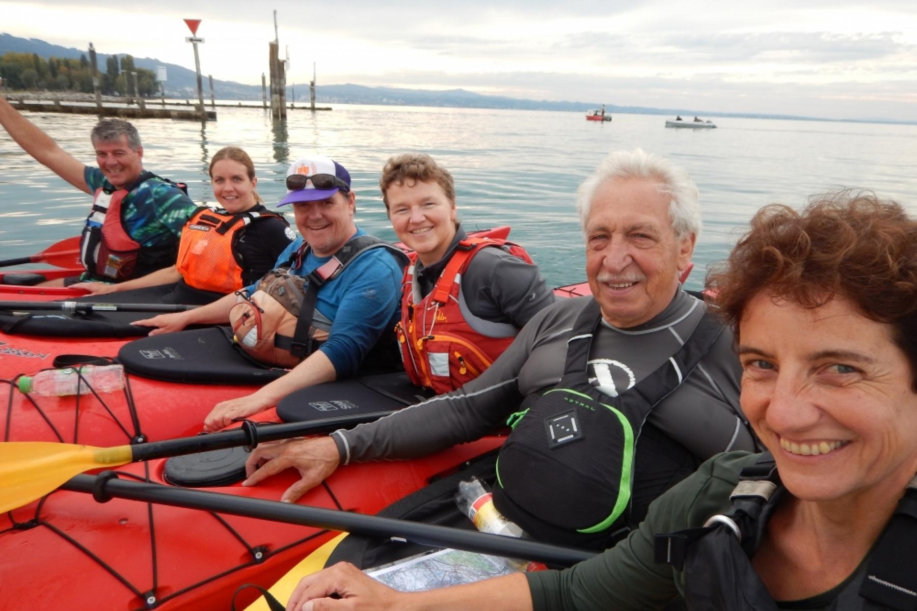 Gruppenfoto auf dem Bodensee
