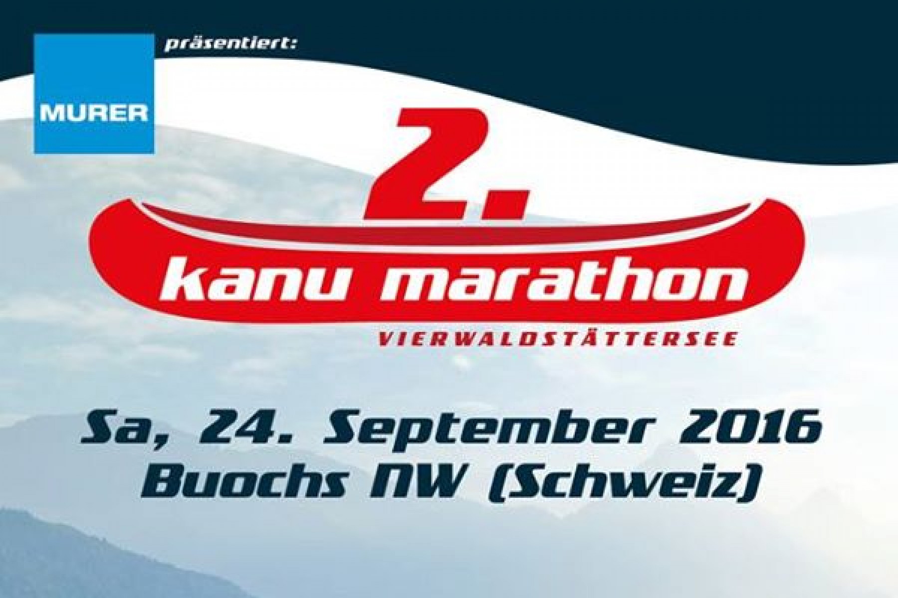 Flyer 2. Kanu-Marathon Vierwaldstättersee
