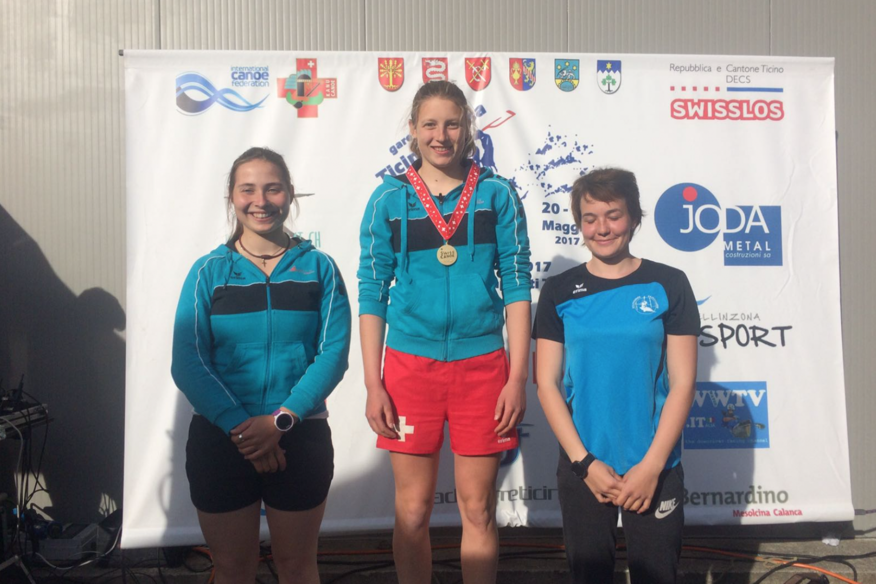 Hannah und Flavia auf Platz 1 und 2