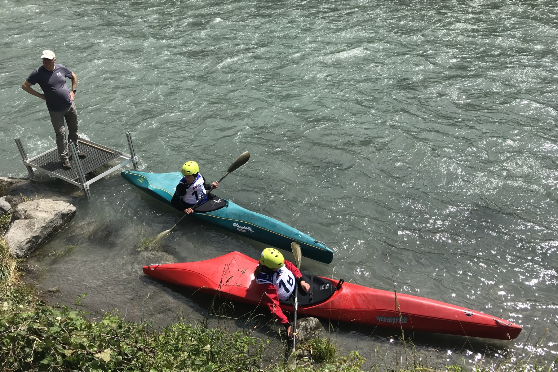 Die Jüngsten am Start