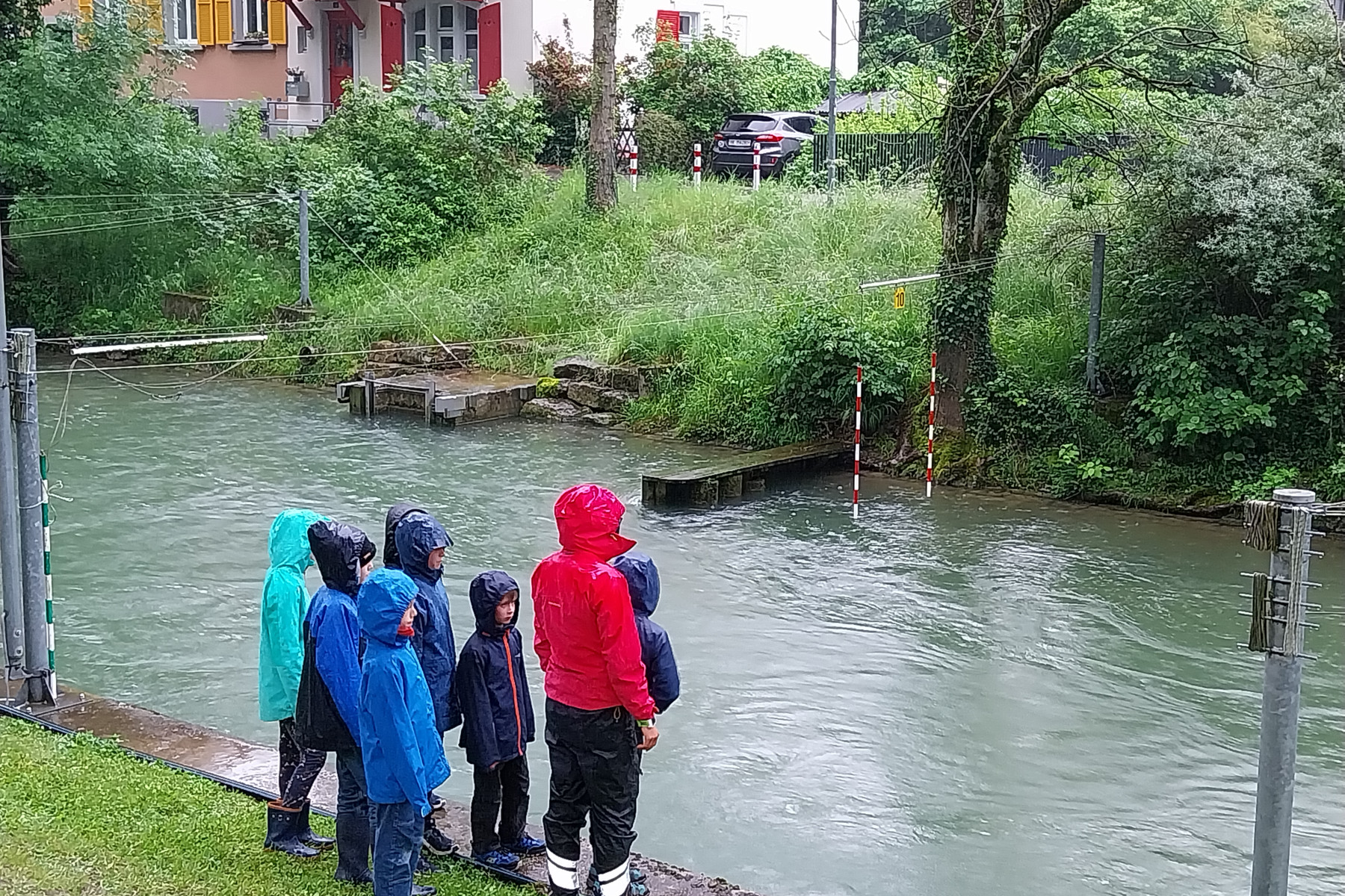 Streckenbesichtigung vor dem Rennen