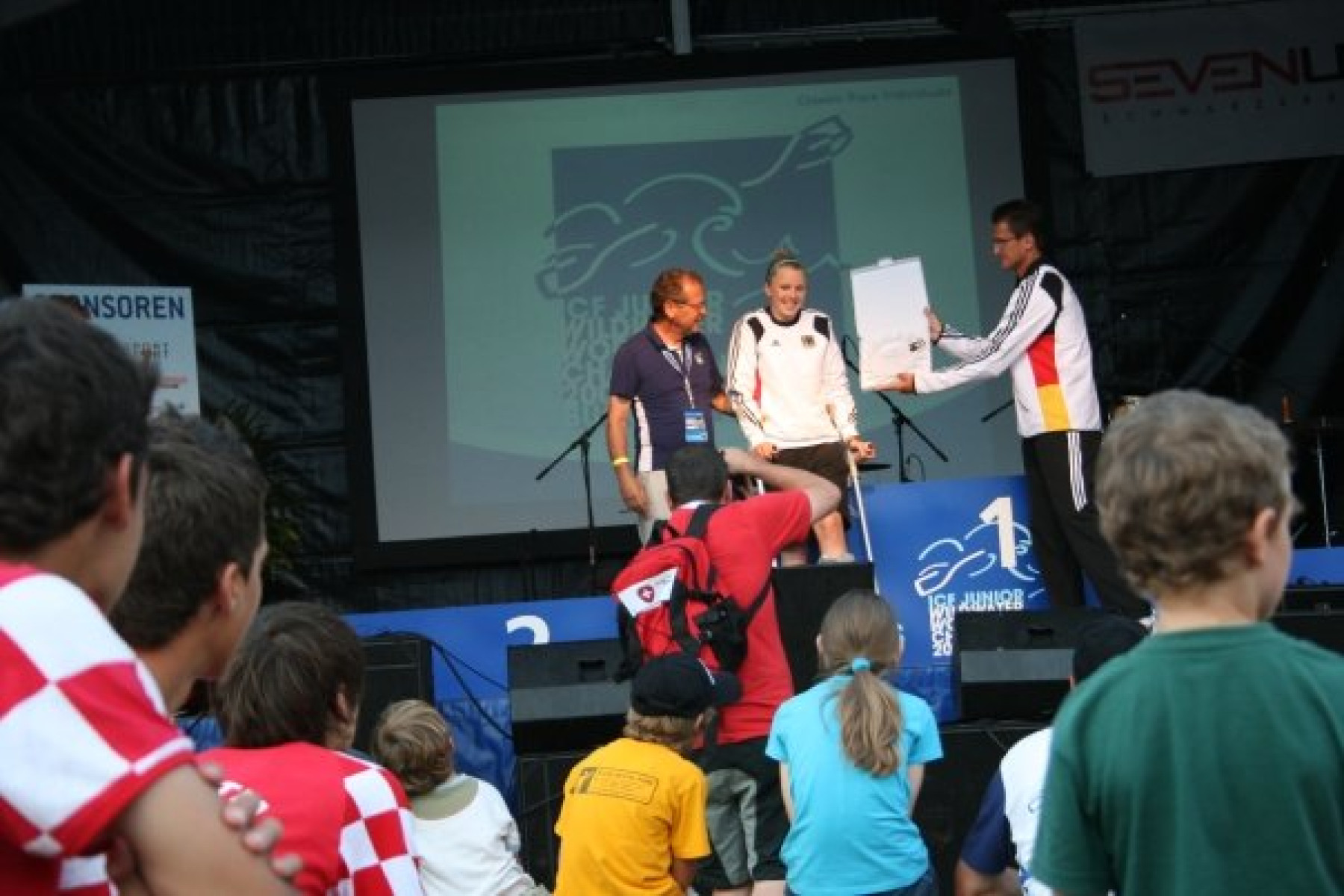 2009: Heinz als Wettkampfleiter der Junioren-WM