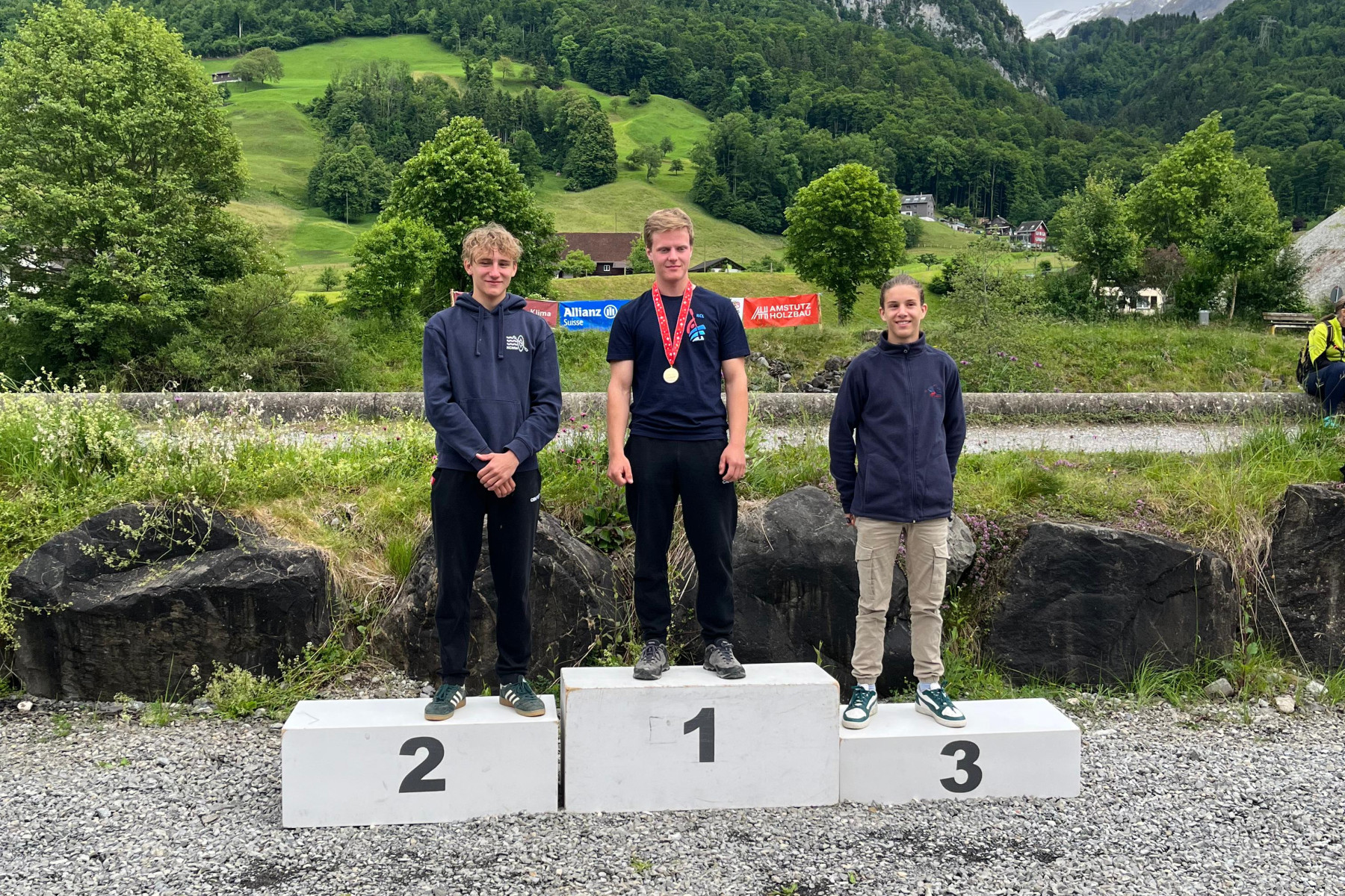 U18: José Voegtlin, Jonas Kronenberg, Tobias Cortesi