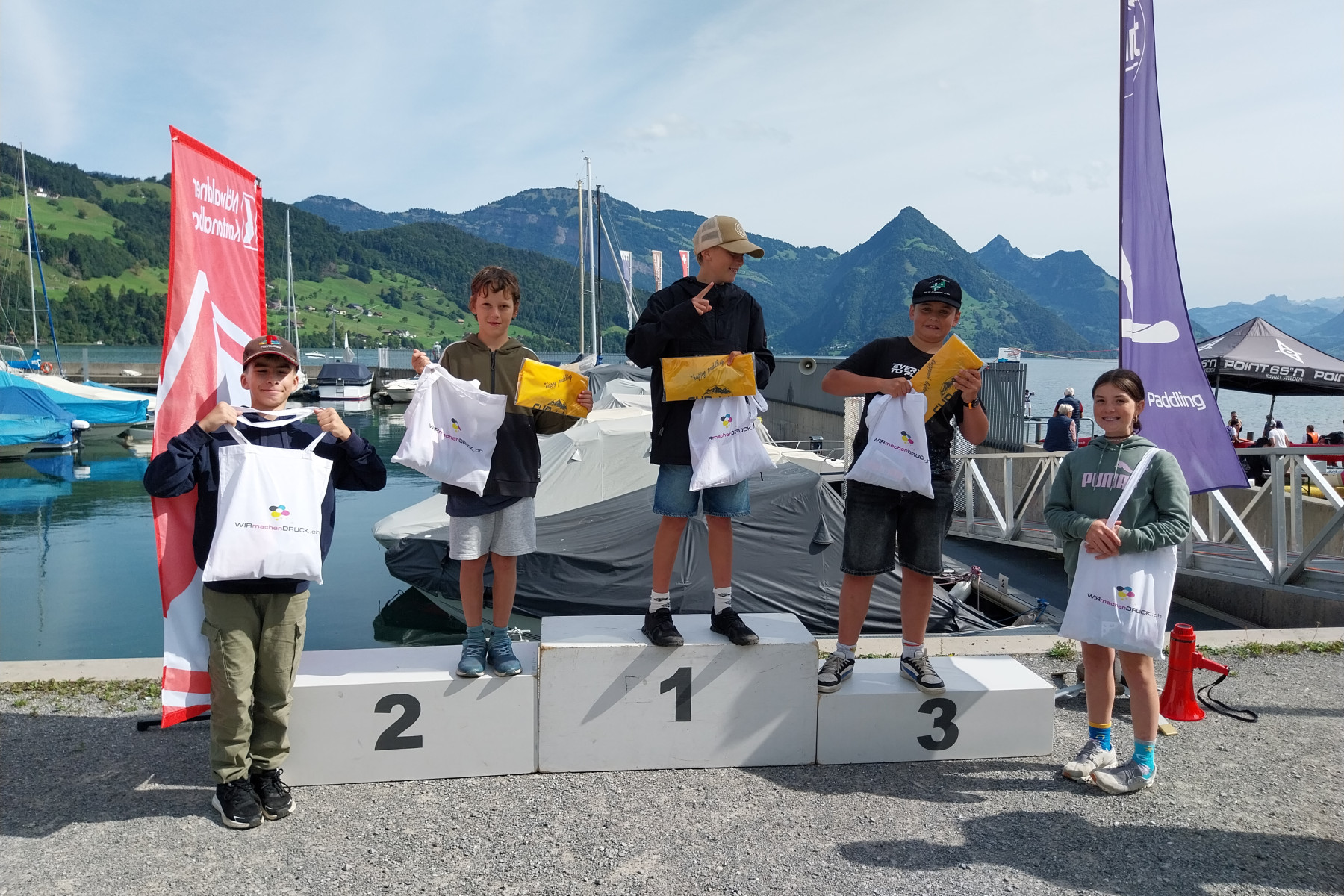 Podest der U12.