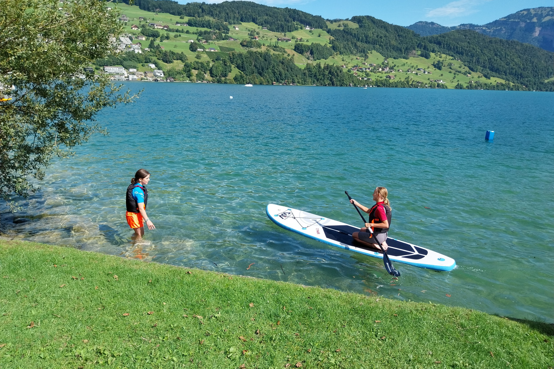 SUP Start auf Knien zwingend