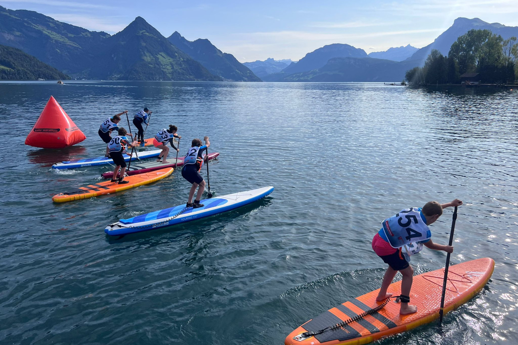 SUP Race Kids (Kanu-Marathon Vierwaldstättersee)
