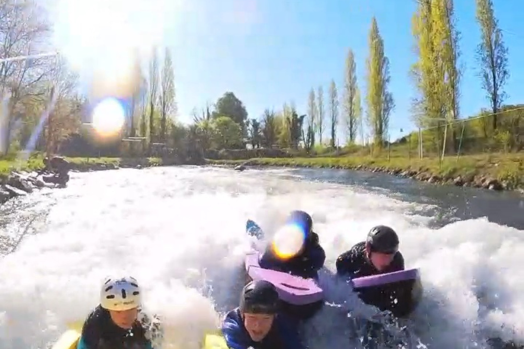 Wie viele schaffen es zeitgleich in die Welle?